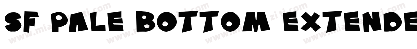 SF Pale Bottom Extended Oblique字体转换